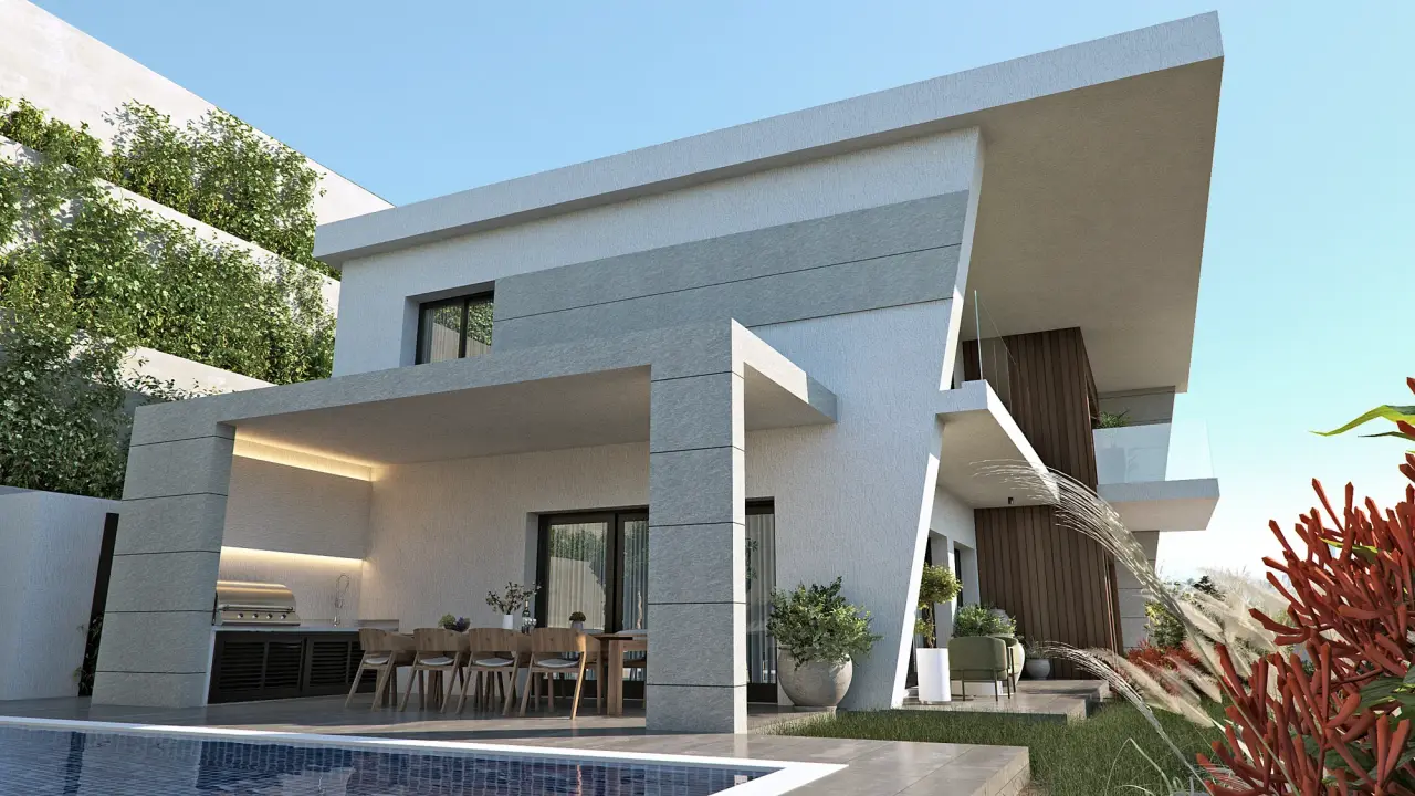 Aura Villa exterior rendering