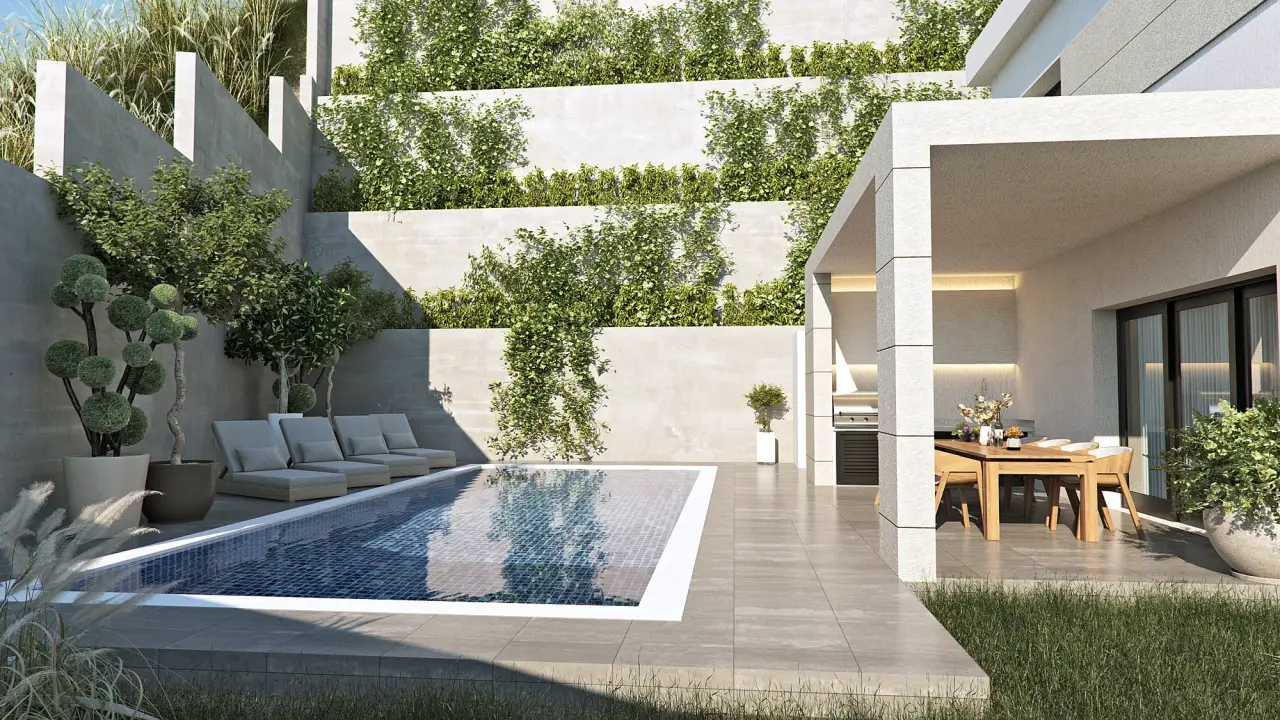 Aura Villa exterior rendering