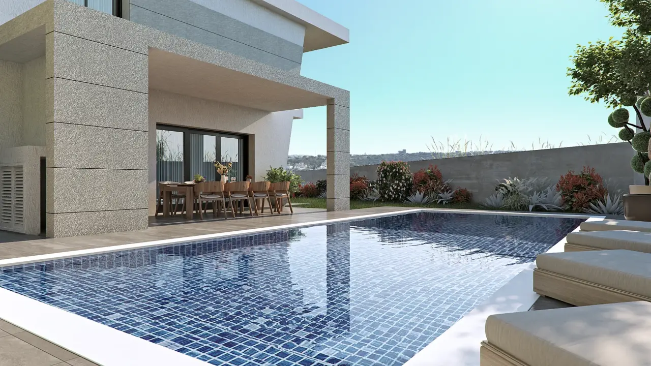 Aura Villa exterior rendering