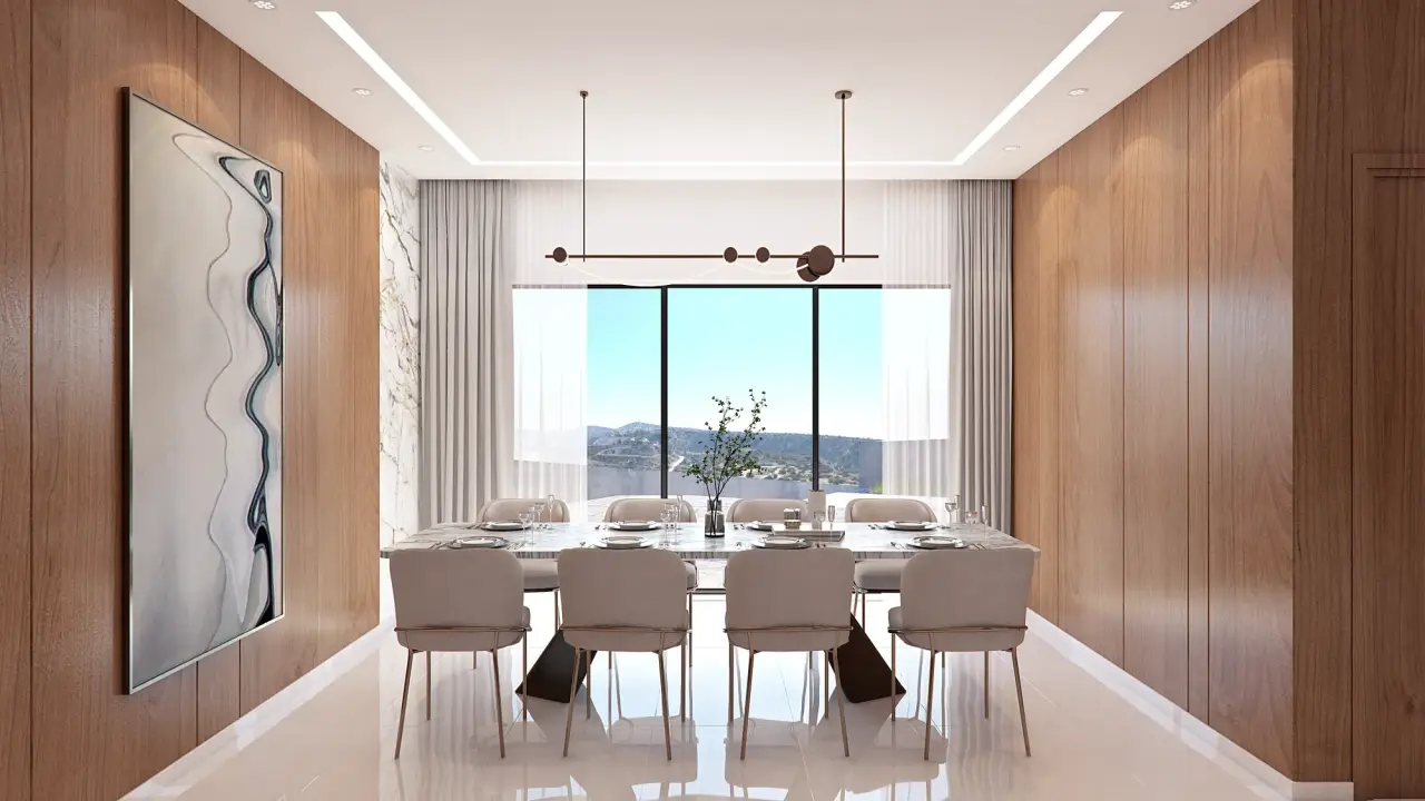 Aura Villa interior rendering