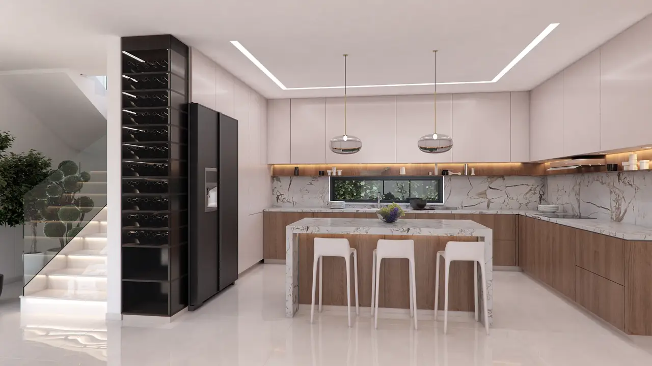 Aura Villa interior rendering