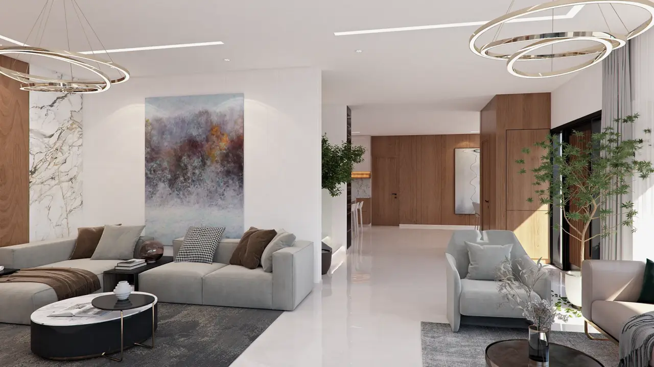 Aura Villa interior rendering