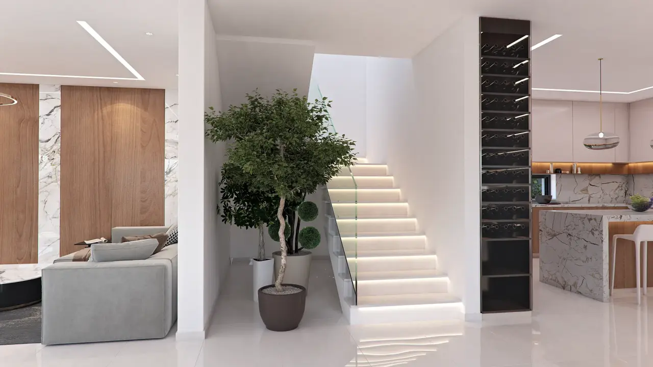 Aura Villa interior rendering